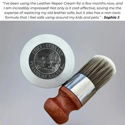 Leather Repair Cream with Free Brushes