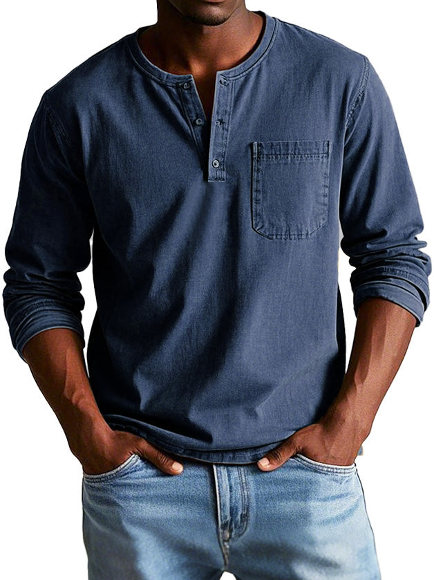 Vintage Comfort Henley Shirt