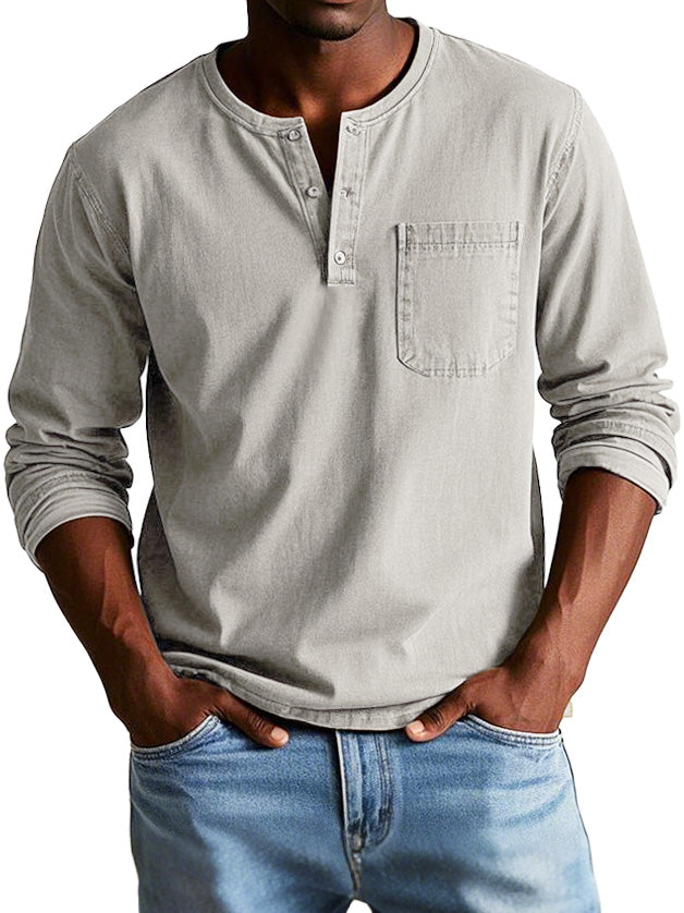 Vintage Comfort Henley Shirt