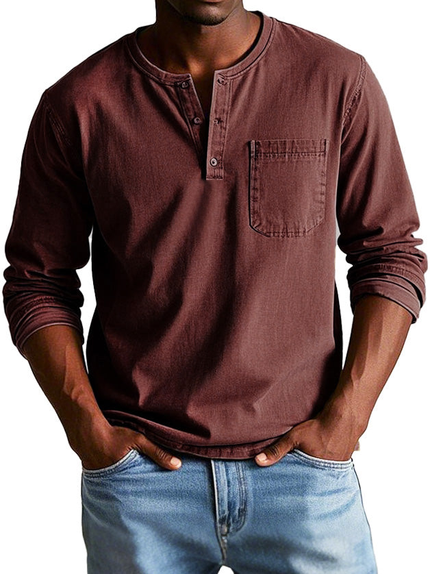 Vintage Comfort Henley Shirt