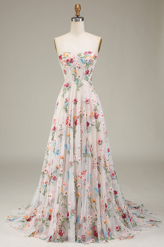 Dreamy Floral Prom Dress